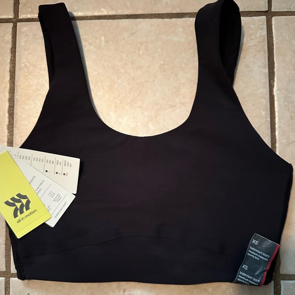 All in Motion Black Sports Bra - Picture 1 of 5